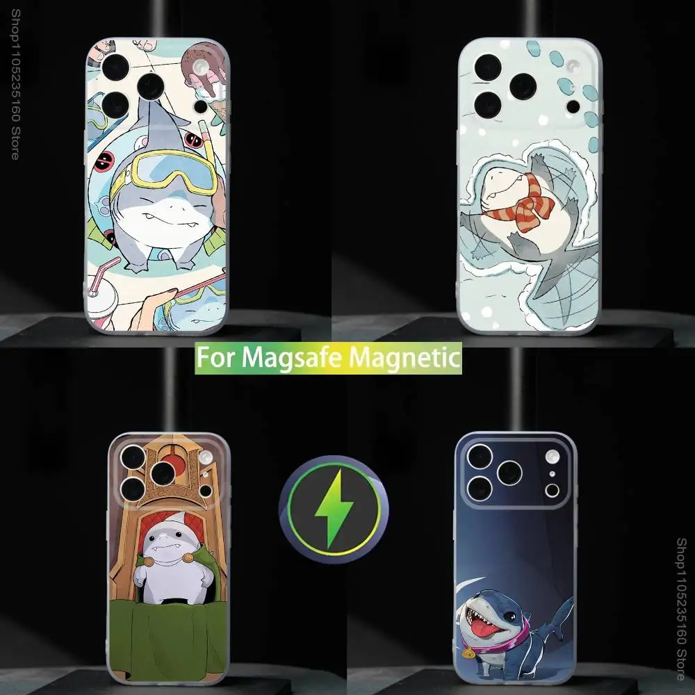 

J-Jeff The Land Shark Phone Case For iPhone 17,16,15,14,13,12,11,Pro,Max,Plus,Mini,SE4,E Magnetic For Magsafe Wireless