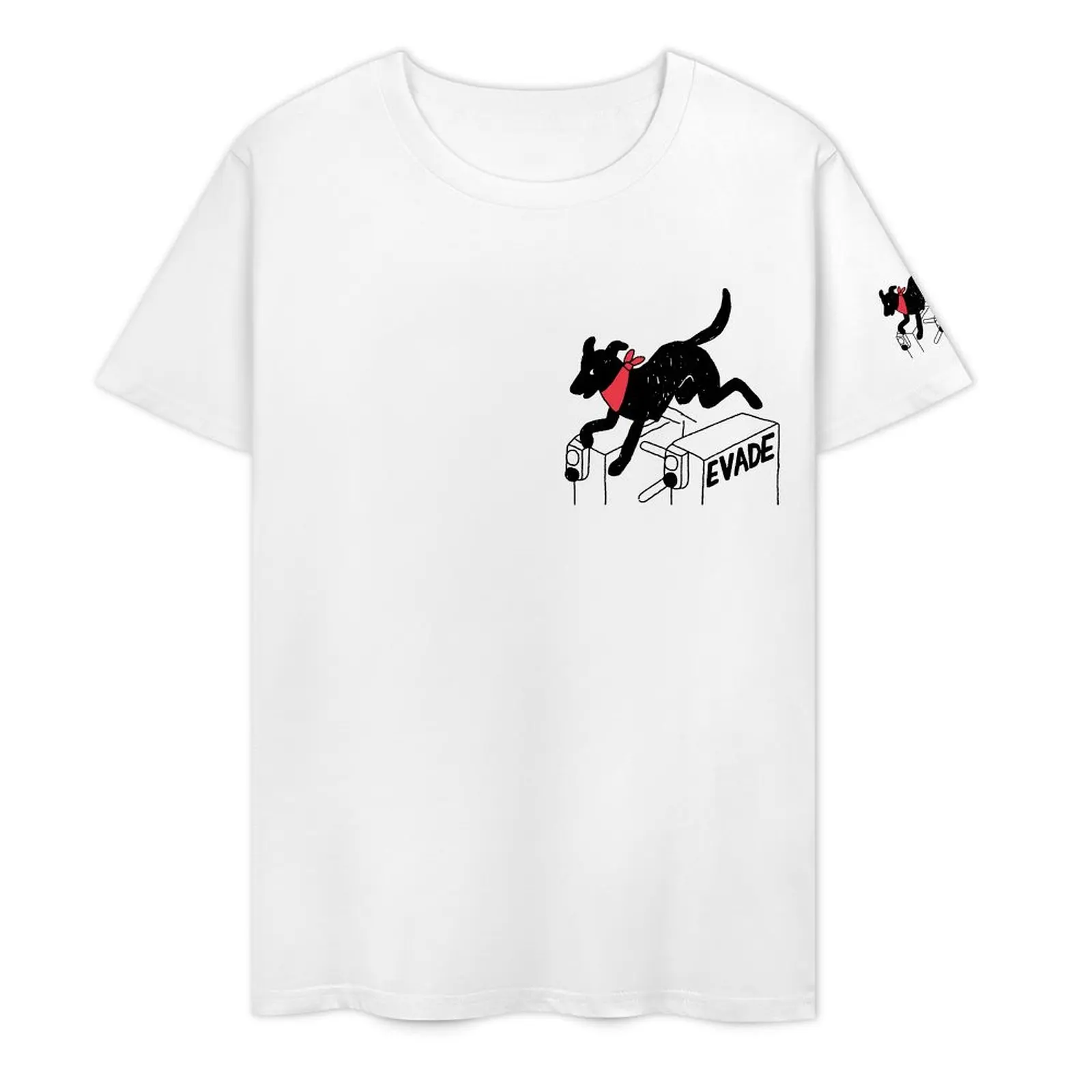 Negro Matapacos Riot Dog Protest Fare Evasion Round Neck T-shirt Movement T-shirts O Neck Humor Leisure USA Size