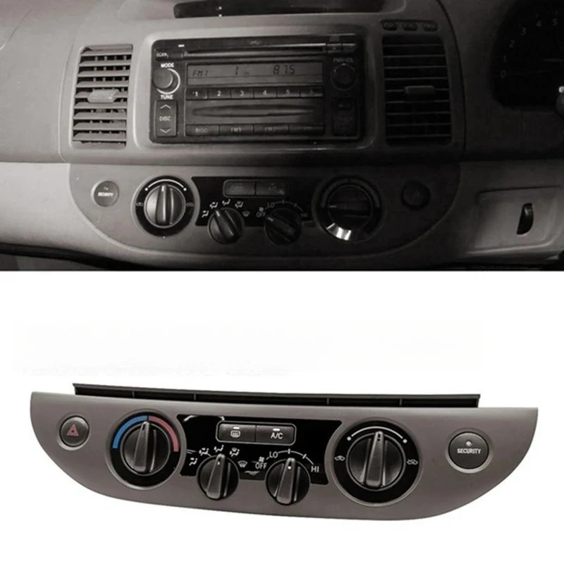 2002-2007 Car Climate Control Panel, Center Console AC Heater Switch Knob Button Replacement Panel Trim