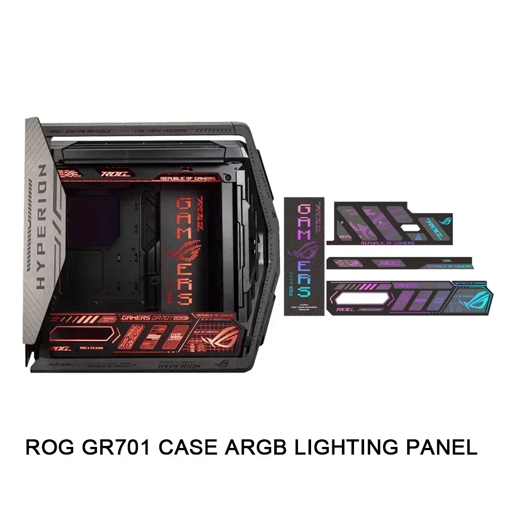 MOD Lighting Panels for Asus GR701 HYPERION Case,MOD ARGB ROG Gamer Cabinet Lightboard Kit,Refit Chassis Plate AURA SYNC