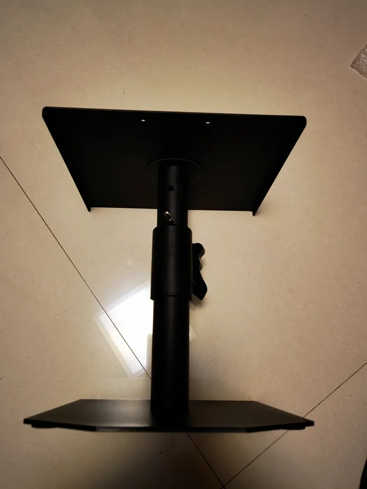 8-Inch Desktop Speaker Stand / Audio Tripod - Shock-Absorbing for Home Theater & Recording Studio