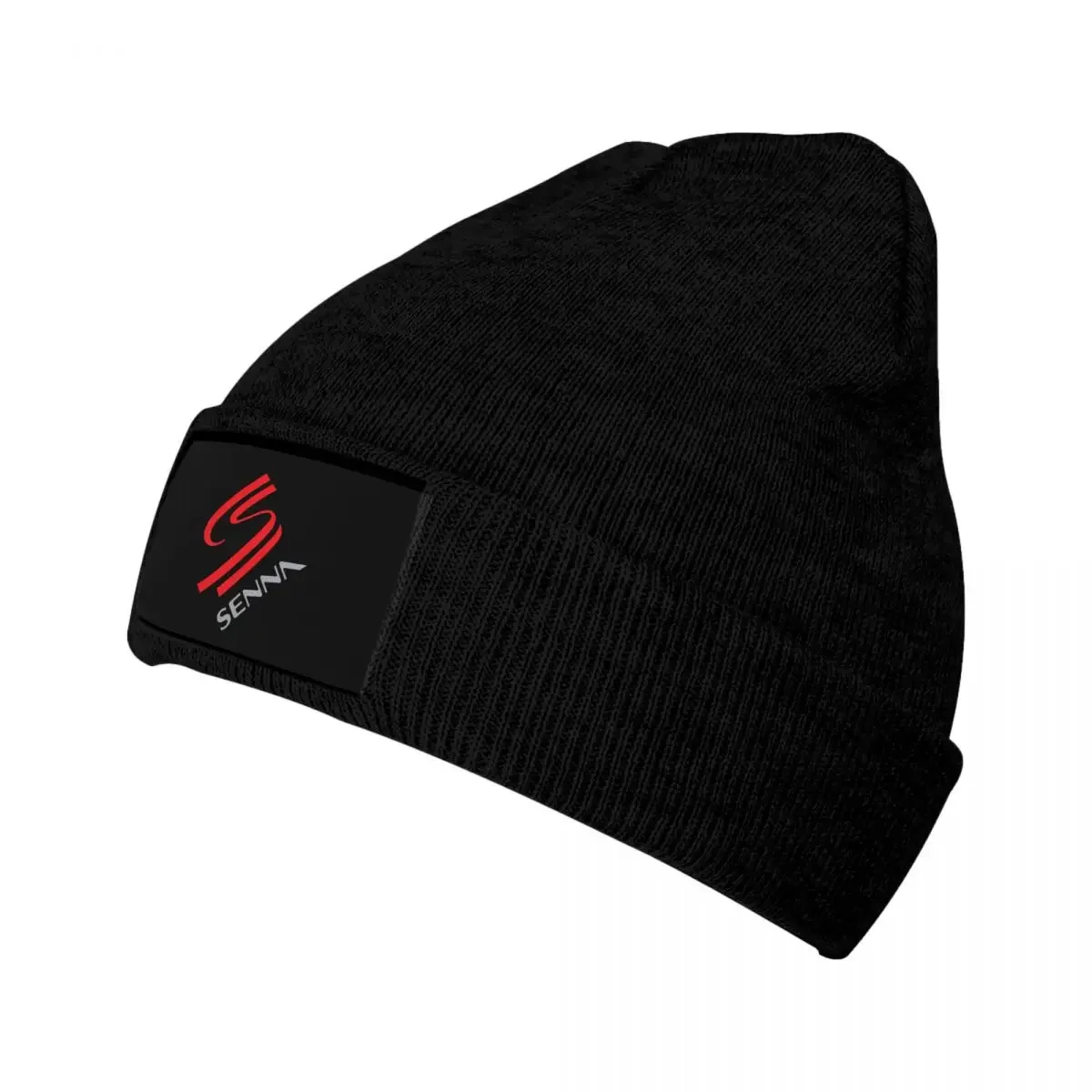 Ayrton Senna Logo Knit Hat Beanies Winter Hats Warm Fashion Motocross Cap Men Women