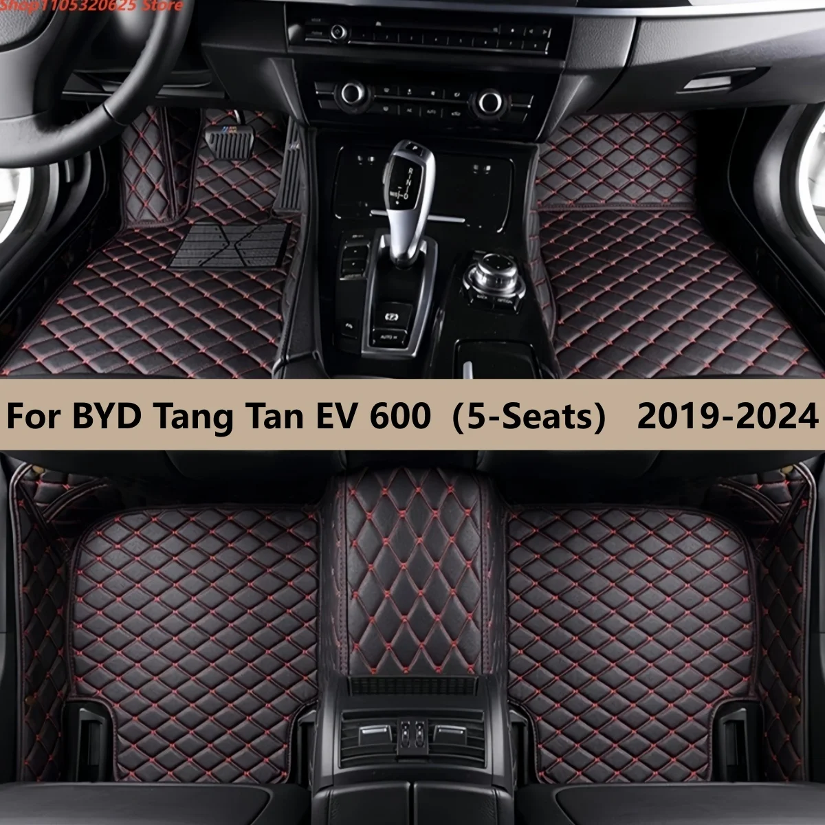 

Custom Car Floor Mats Fit For BYD Tang Tan EV 600（5-Seats）2019 2020 2021 2022 2023 2024 Auto Accessories Car Foot Carpet