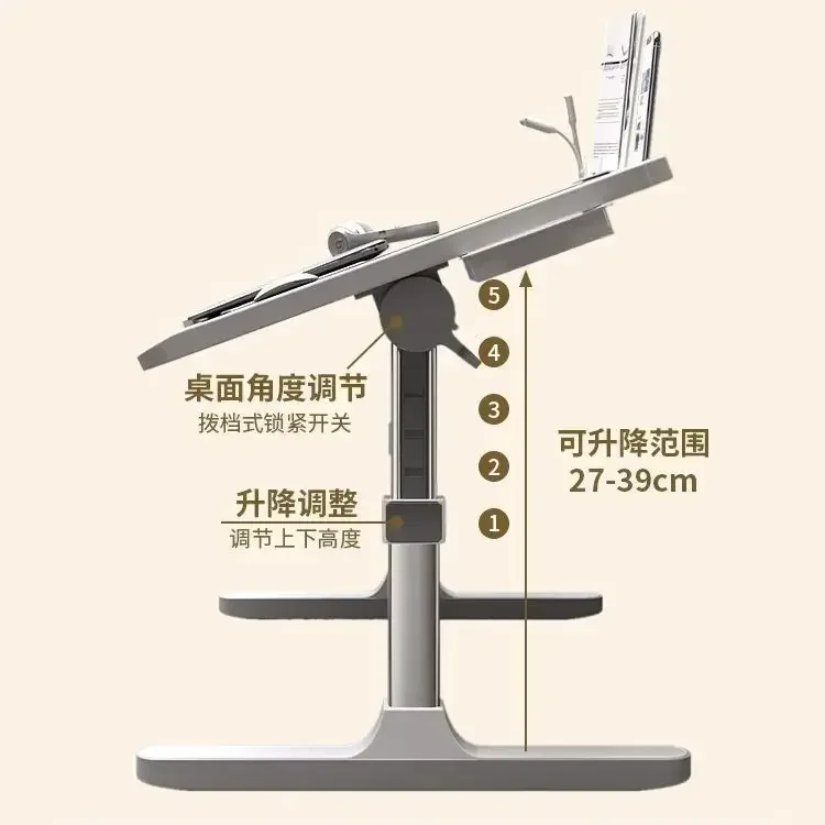 Lifting Foldable Computer Table Bed Small Table Dormitory Study Desk Household Bay Window Small