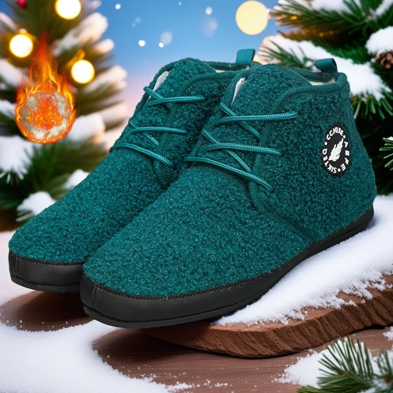 

MAEDEF Men's Shoes Warm Cotton Boots for Men Thin Bottom Designer Men's Shoes Indoor Outdoor House Slippers Snow Boots Men Shoes