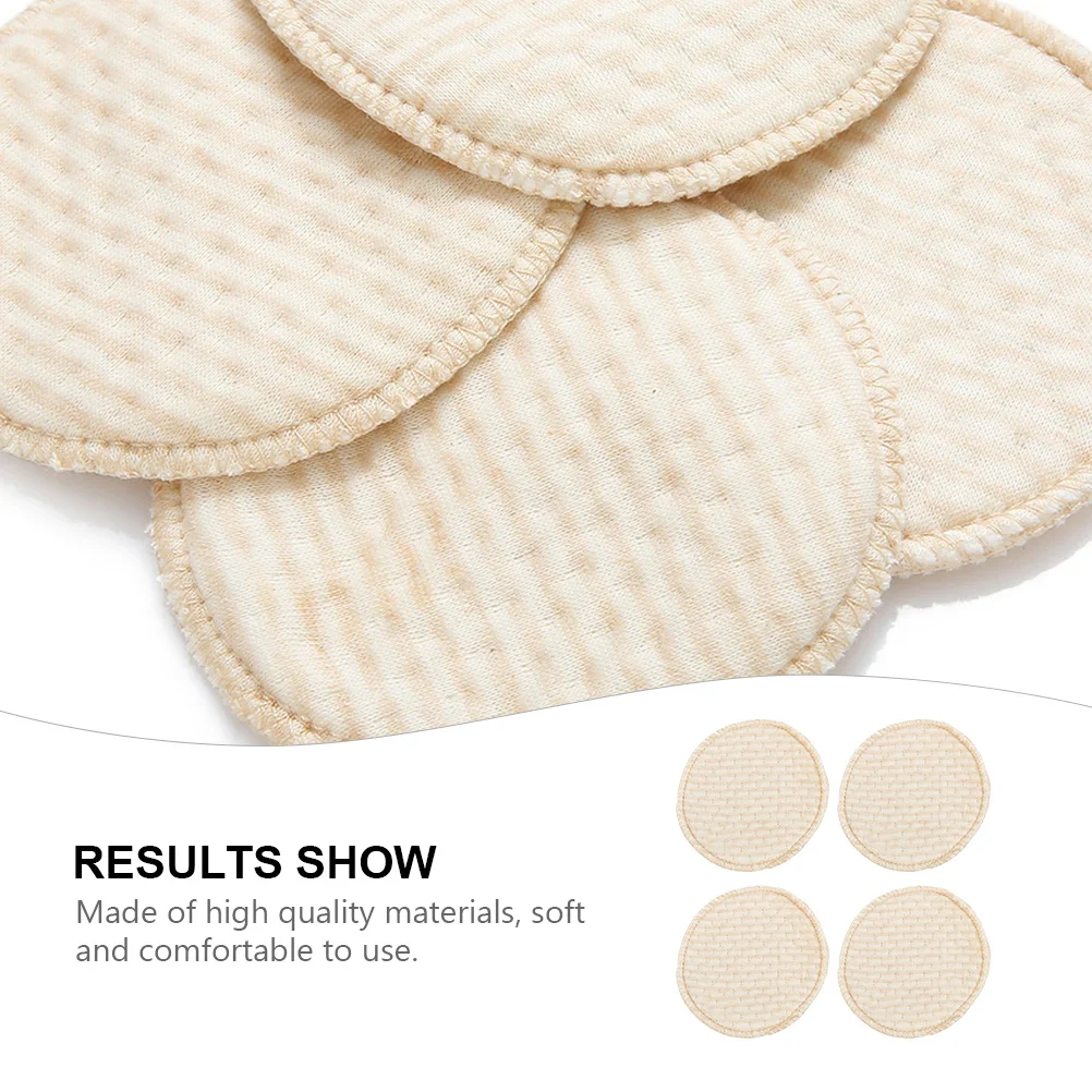 

4Pcs Nursing Pads Cotton Breast Pads Absorbent Washable Anti Leakage Breastfeeding Breast Comfortable Mat
