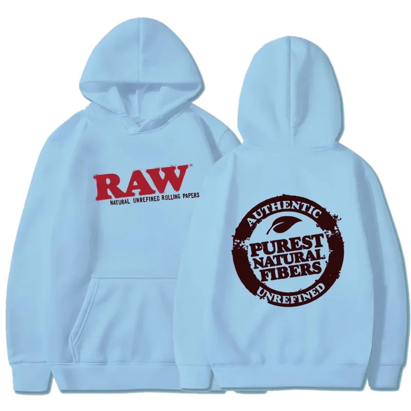 RAW Fashion Hoodie Men\'s Sweatshirt Polar Fleece Hooded Harajuku Hip Hop Casual Men\'s Ladies Hoodie High Quality Pullover Hoodie