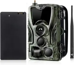 4G MMS Wildlife Trail Cameras 20MP 1080P 5000Mah Lithium Battery Night Vision  No Glow IR LED IP65 Waterproof 0.3S Trigger Speed
