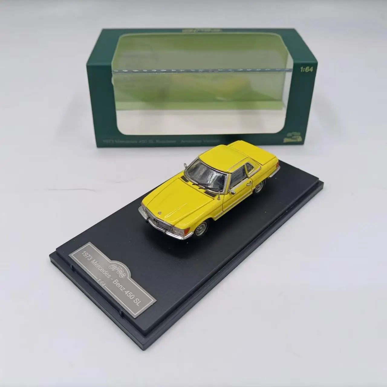 

Литой под давлением масштаб 1:64 GFCC 1973, Benz 450SL, модель автомобиля из сплава, Коллекционная игрушка, подарок, сувенир, украшение для дисплея