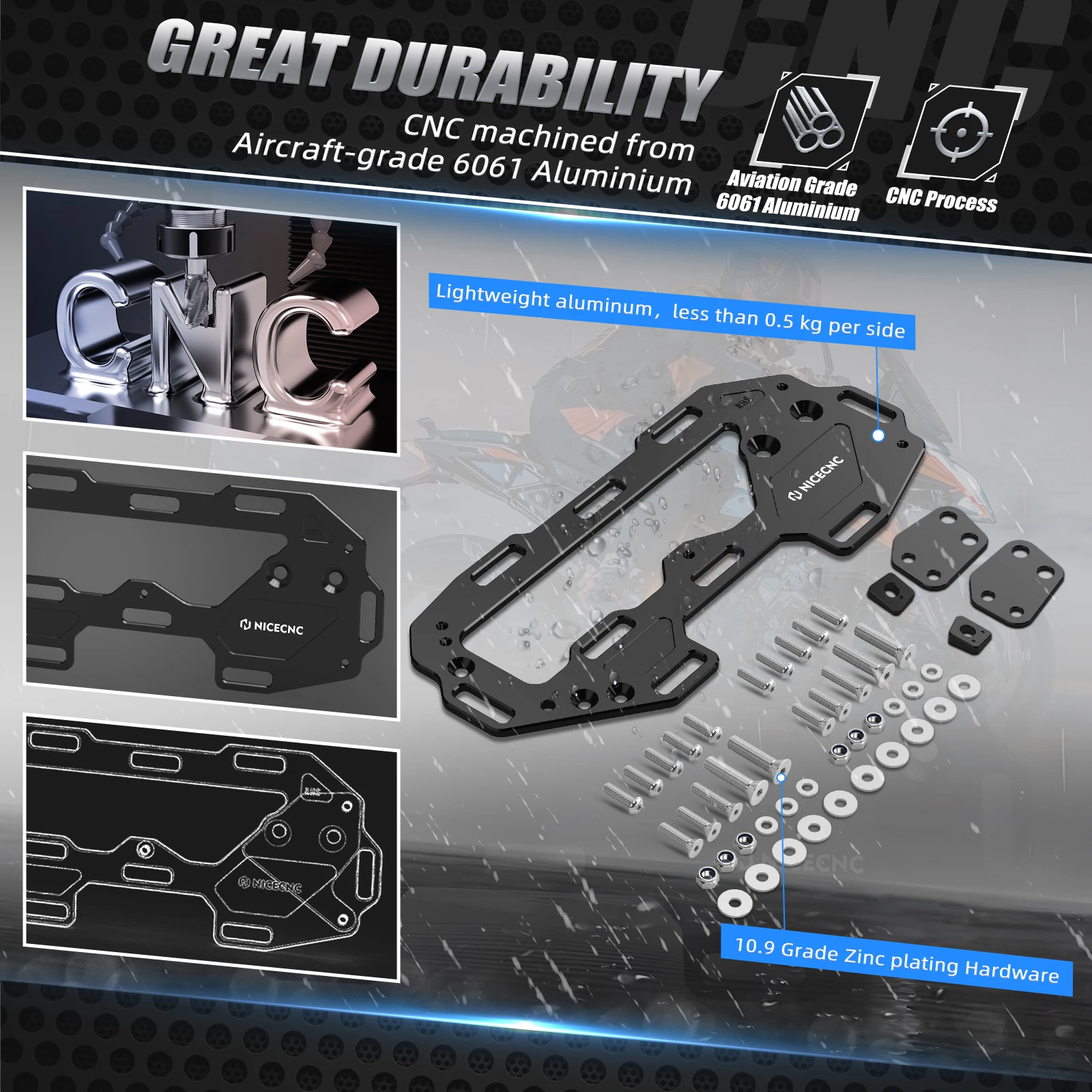 Motorrad-Seitengepäckträger, Seitenträger, Gepäcktasche, entworfen für KTM 1290 Super Adventure R 1290 Super Adventure S 2021–2023 2022