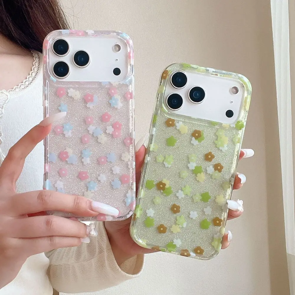 

Colorful Snowflakes Simple Phone Case for iPhone 14 15 16 17 Pro Max with Protective Cover