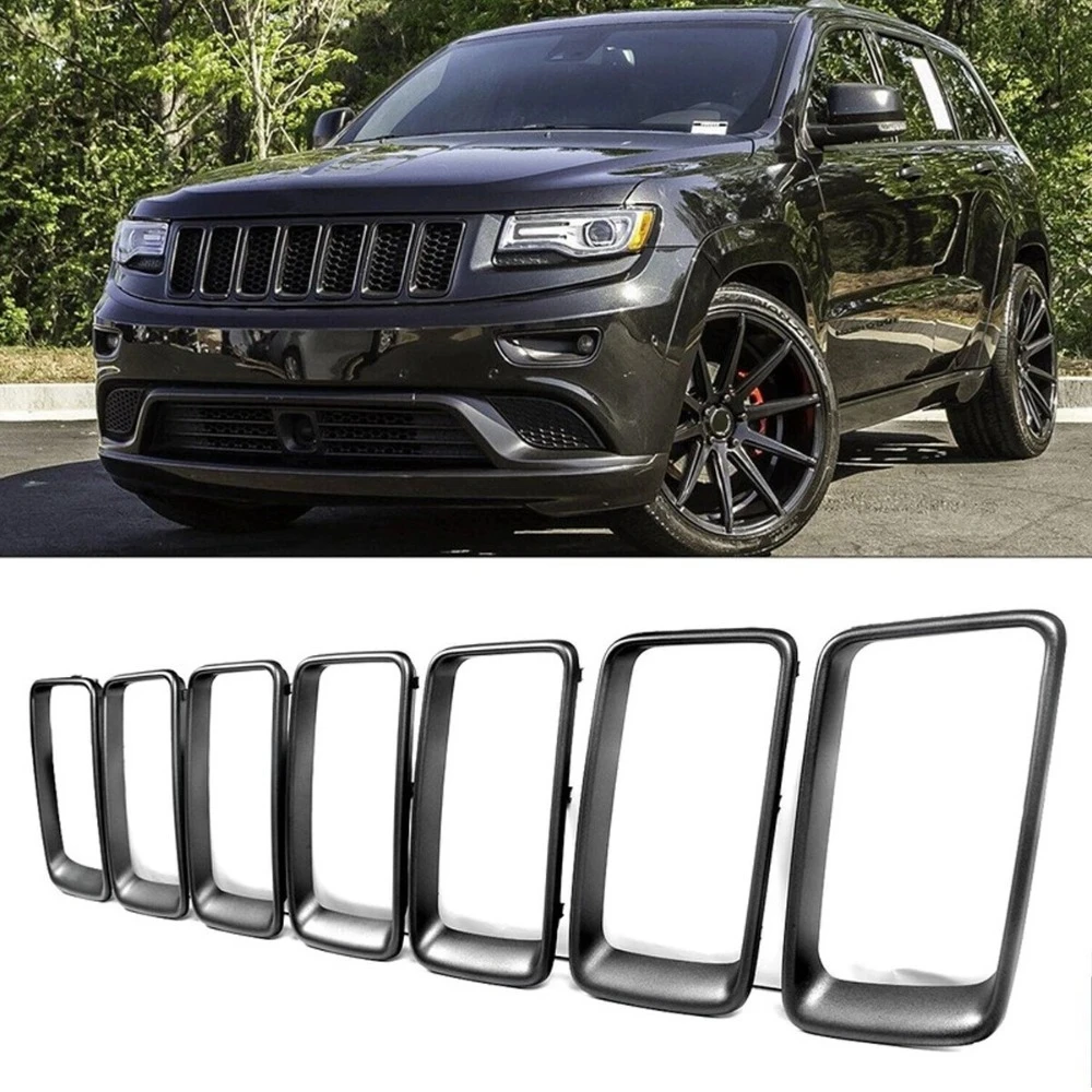 

Гоночные решетки для Jeep Grand Cherokee 2014-2016: передняя вставка, сетчатая решетка-соты, декоративная накладка, аксессуары