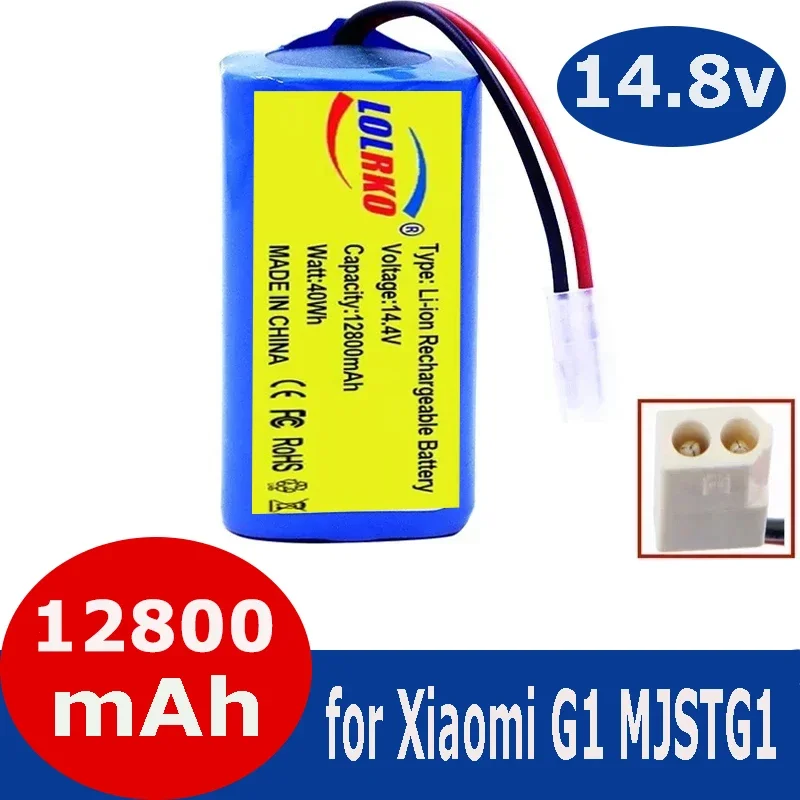 

100% Original 14.8V 12800mAh Li-ion Battery For Xiaomi G1 MI Robot Vacuum-Mop Essential MJSTG1 Robot Vacuum Cleaner Accessories