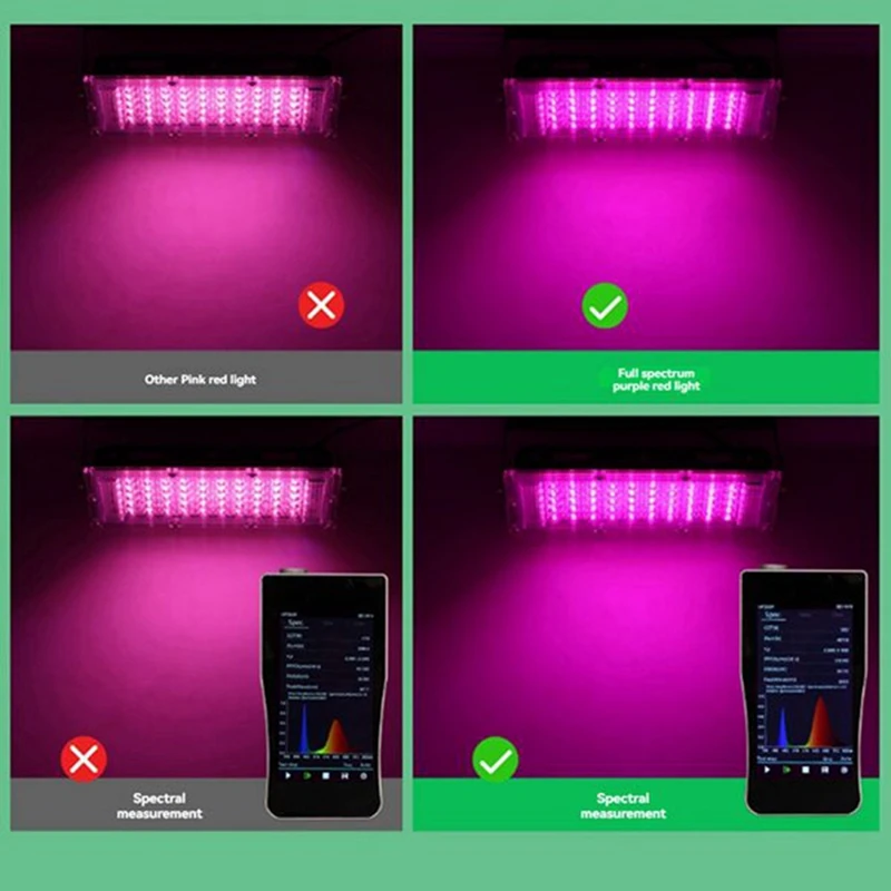 พืช LED เติบโตโคมไฟ 500W Full Spectrum Phyto โคมไฟเรือนกระจก Growth Lighting