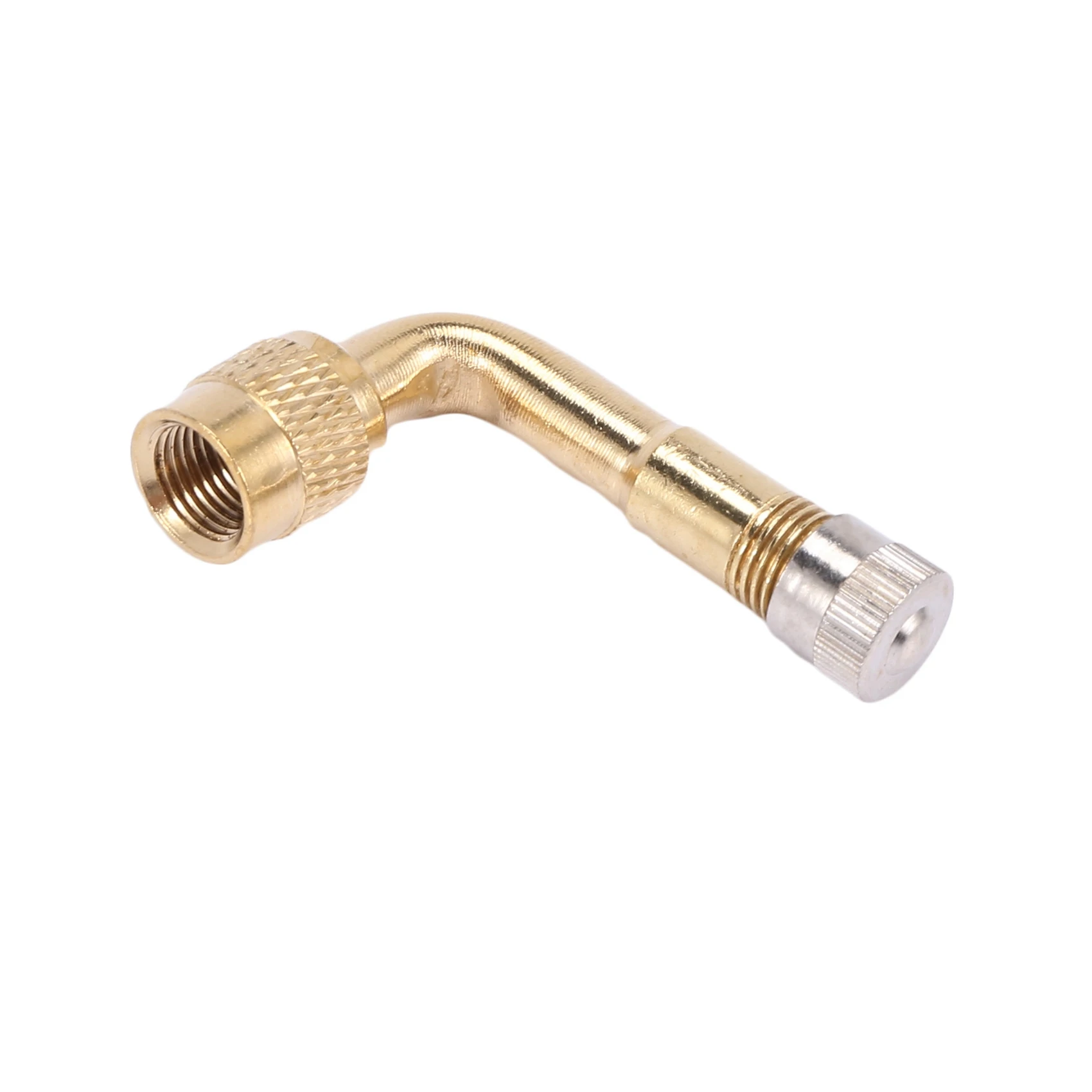 Powerful 4Pcs Valve Extension Valve Extension Adapter Tire 90 Degree Bent Metal Angle For Bicycle Motorcycle Scooter