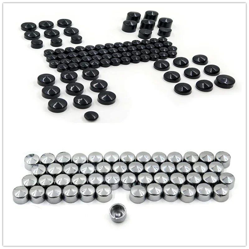 

Motorcycle Parts for 1999-2005 Harley-Dvidson Dyna Black Engine & Misc Bolt Nuts 86 Pieces Chromed