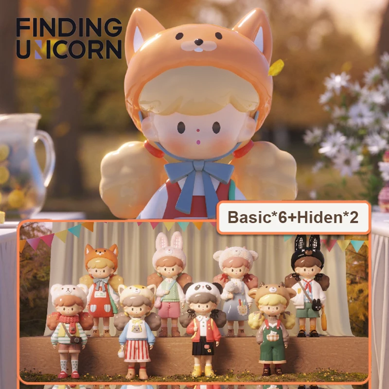 

Molinta Party Animal Series Blind Box Guess Bag Mystery Box Toys Doll Cute Anime Figure Desktop Ornaments Gift Collection