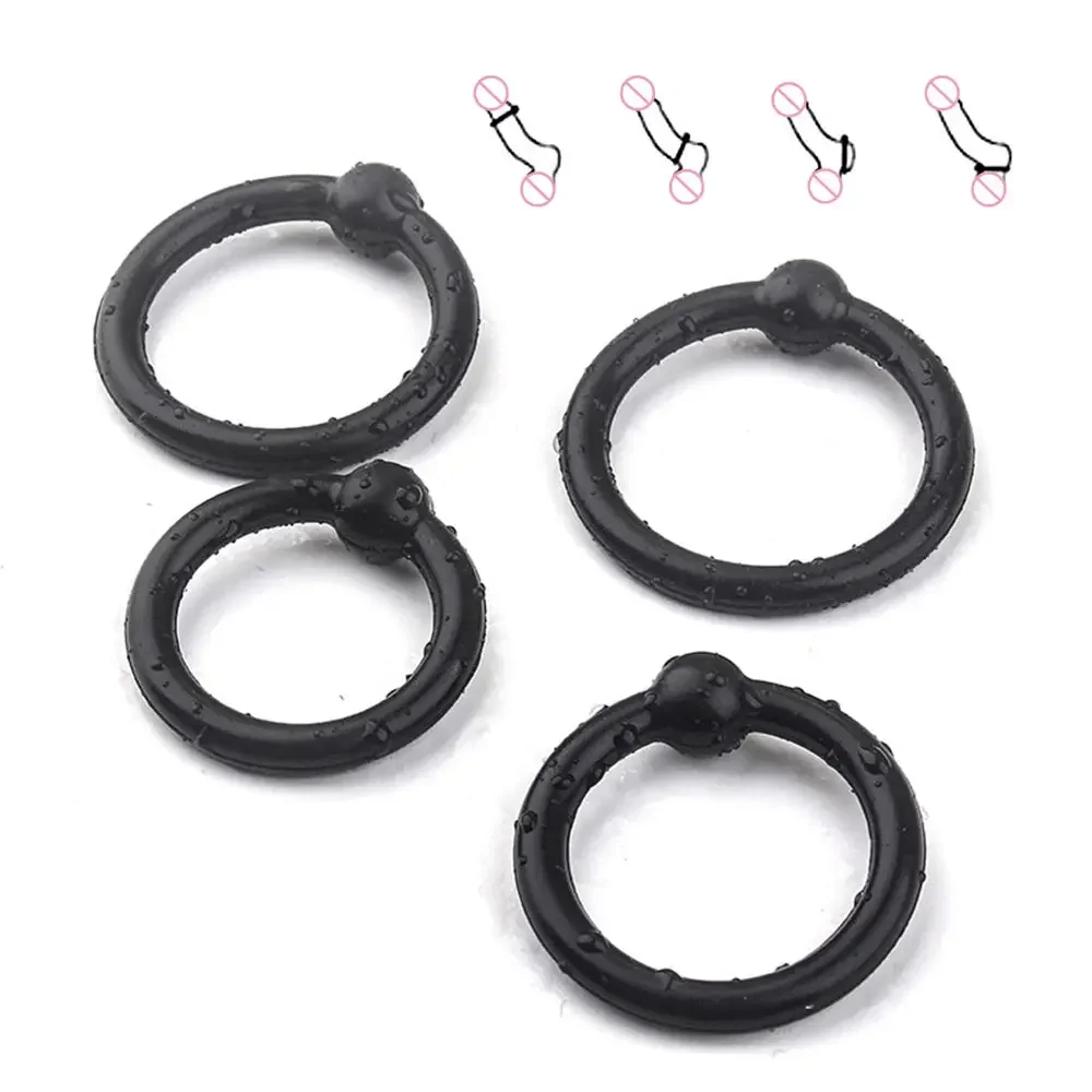 Anillo de jaula de castidad para hombre, anillo masculino para orgasmo, accesorios de manga genital para hombres y mujeres, organización de vibrador en movimiento Simple