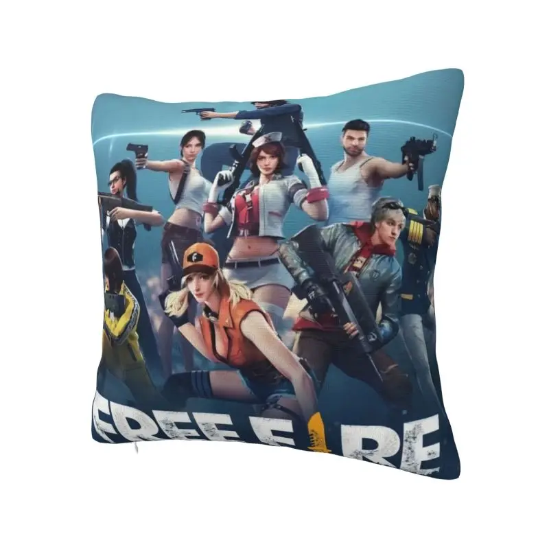 Custom Garena Free Fire Game Modern Throw Pillow Covers Bedroom Decoration Sofa Cushion