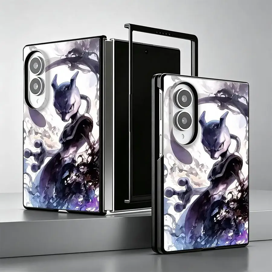 Pokemon Ink Mewtwo Case for Samsung Galaxy ZFold8 ZFold Wide Z Fold 8 Z Fold8 Wide Phone Shell Funda