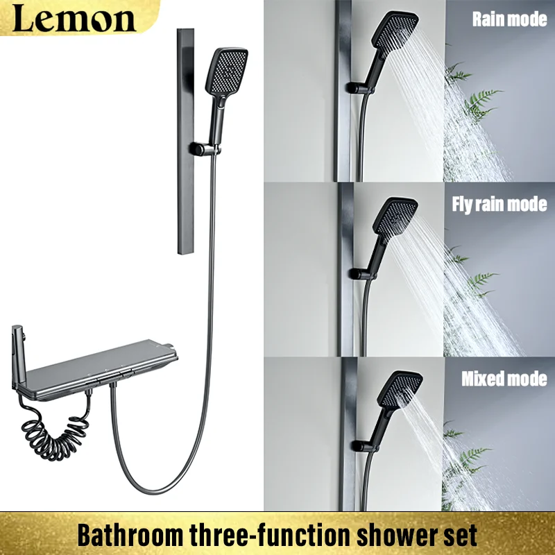 

CHOOXIWU-bathroom shower set, three-function water outlet mode, all-copper inner core, hot and cold dual control.