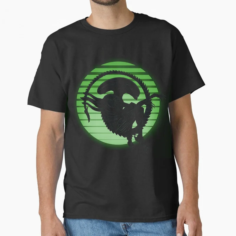 

0731 Xenomorph 80s vintage Horro movie Alien Ellen Ripley Sacry sic fi Space monster Gift T shirt large size Tops S-6XL