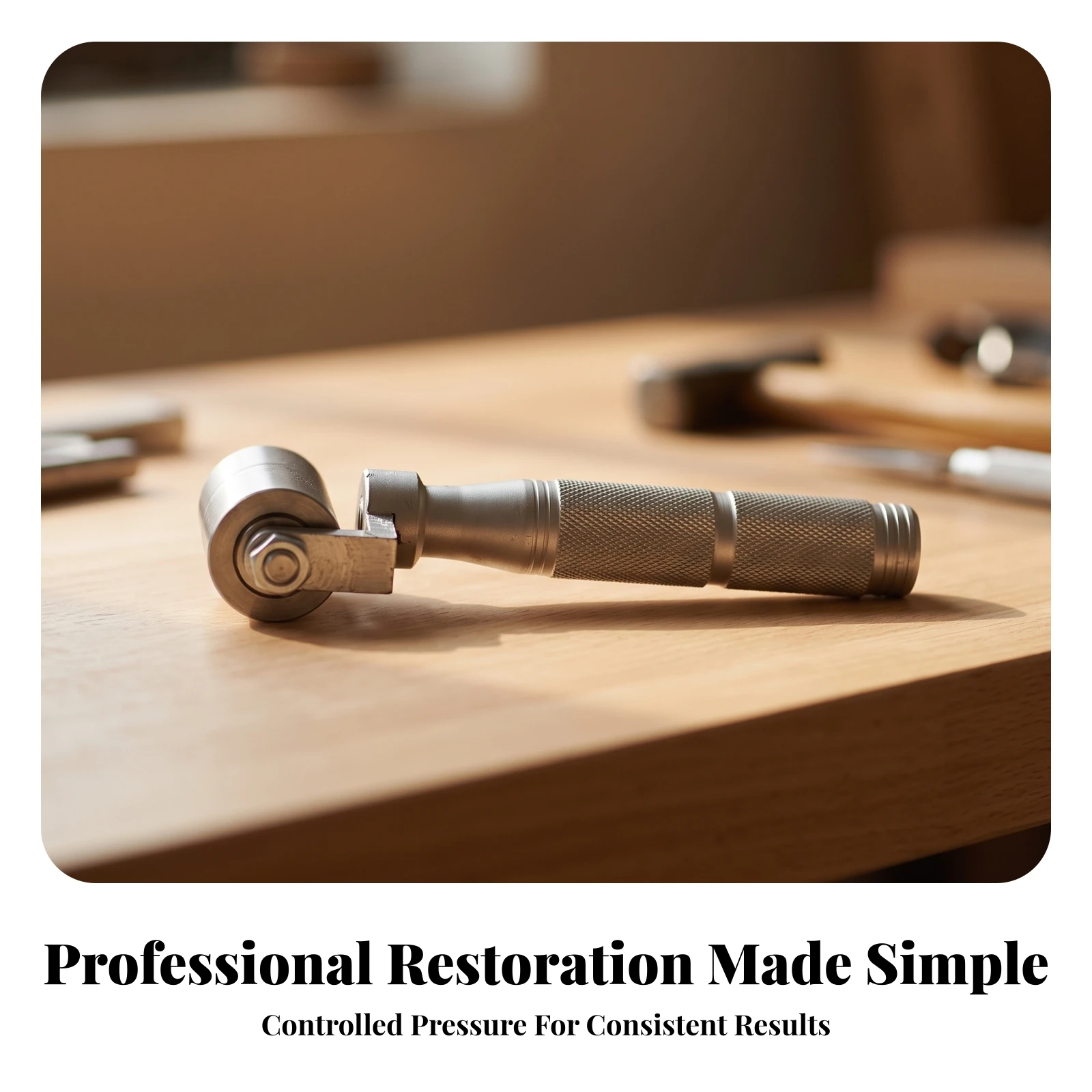 Wind Instrument Indentation Removal Roller One-Handed Brass Instrument Repair Roller Tool Compact Lightweight for Musicians