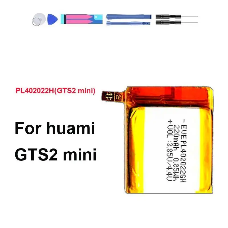 Strong Compatibility Reliable Replacement Watch Battery For Huami GTS2 Mini Watch PL402022H GTS2