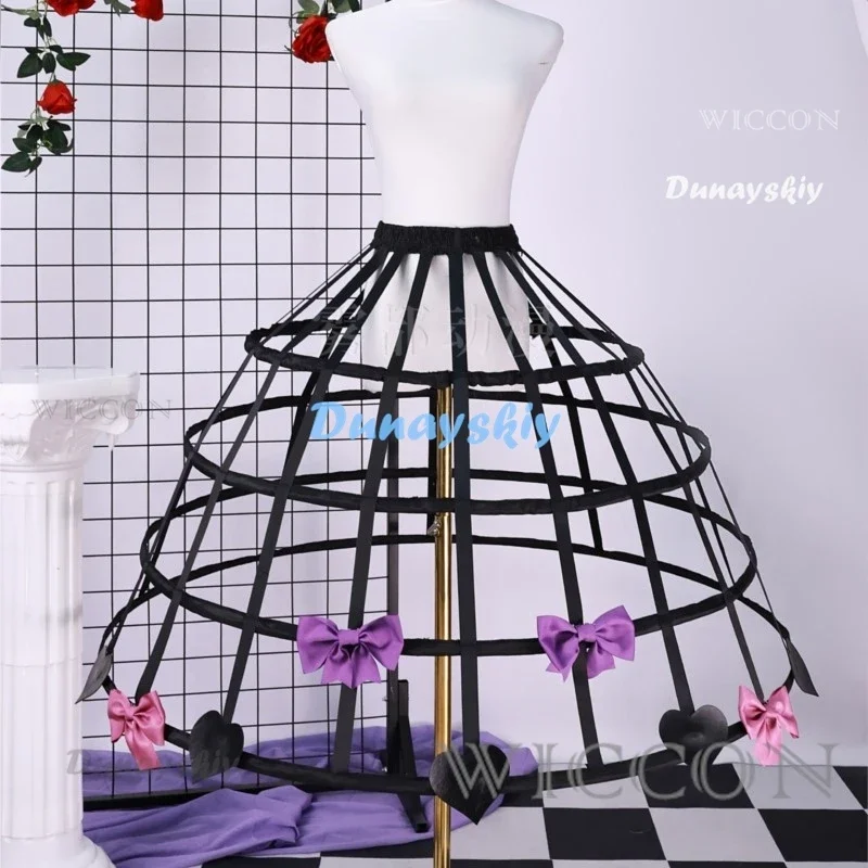 MN1 Bloody Queen  Cosplay Costume Identity V Cosplay Costume Black Lolita Gothic Long Dress Full Set Wig Halloween Xmas9*Jy