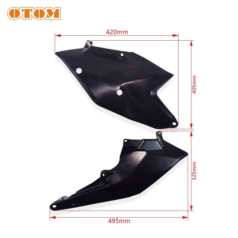 Rear Panel Side Guard Fender Protector Radiator Shrouds Fairing Plastic Kit For KTM AVANTIS ENDURO Modified Motorcycle Accessory