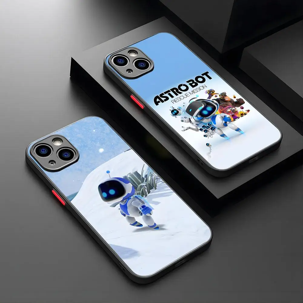 

Game A-Astro Bots Dirty Resistant Phone Case For IPhone 15 16 14 12 13 11 Pro Max XR XS Mini X 7 8 Plus Matte Cover