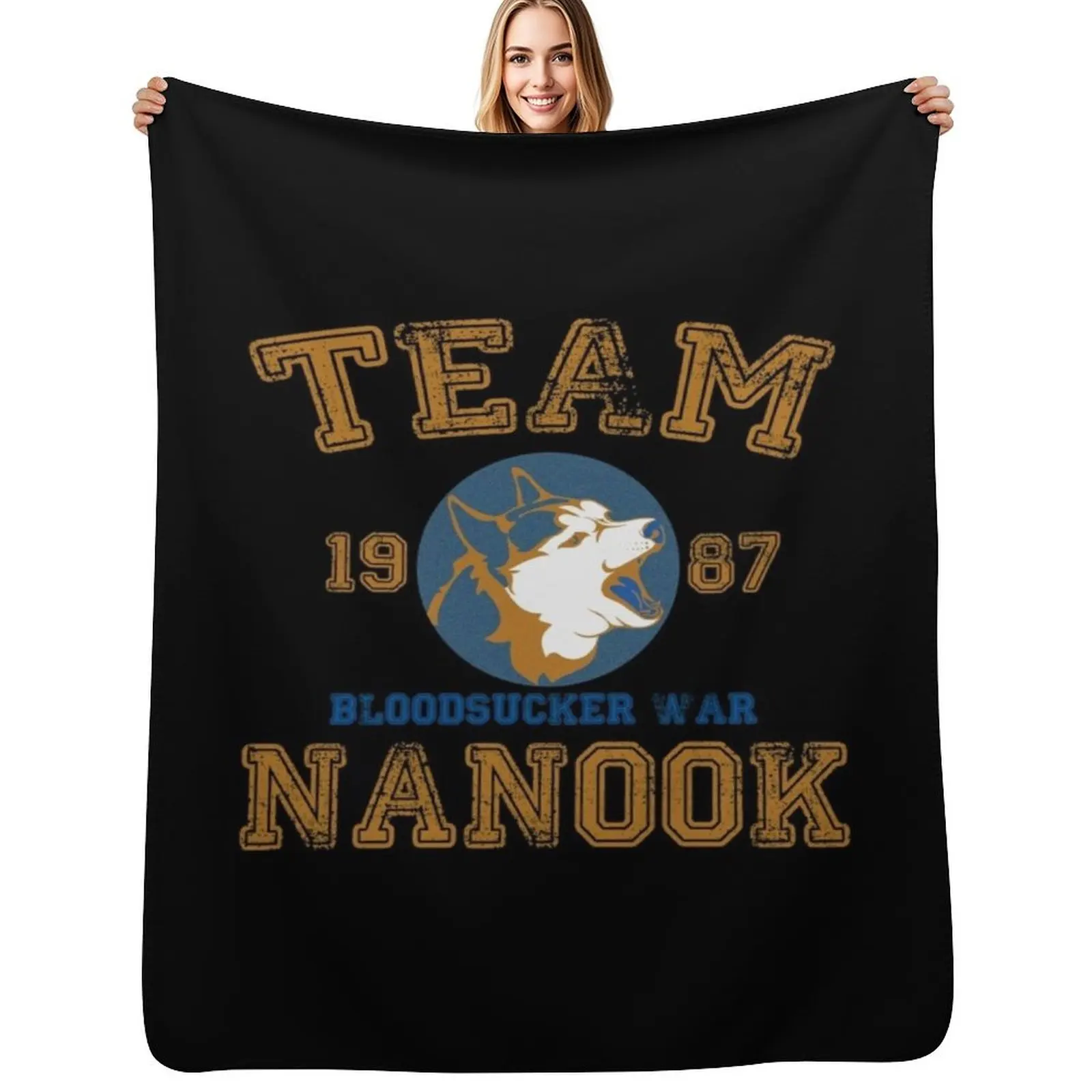 Team Nanook Gifts For Fans, Gifts Christmas Day Throw Blanket Flannel Fleece Soft Warm Throw Blanket