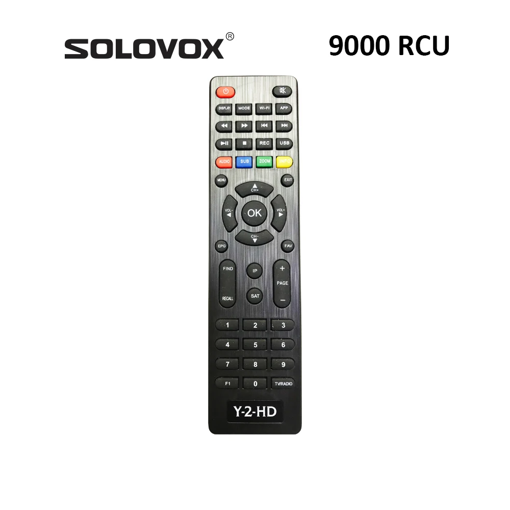 جهاز التحكم عن بعد SOLOVOX 9000 ينطبق على صندوق التلفزيون Royal Satellite Forever SP1 SP2