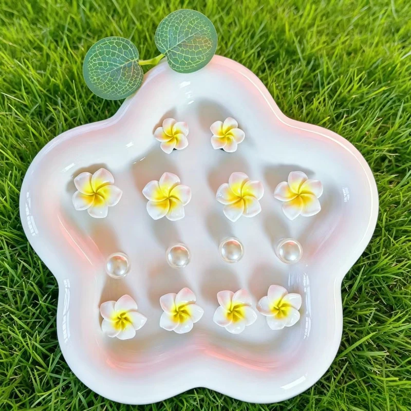 Hot Sales Fashion Shoe Charms for Creative Pearl Egg Flower Clogs Shoe Buckle Cute Shoe Accessories Decoration for Girls Gift