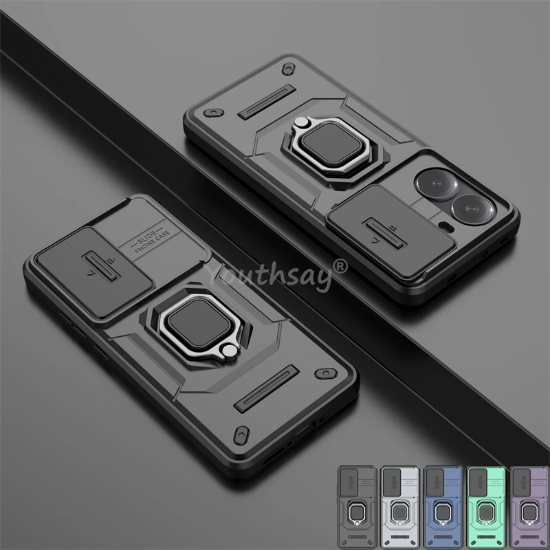 

Lens Sliding Window Case For Xiaomi POCO X7 Pro Case POCO X7 Pro Cover Armor Shockproof Holder Magnetic Protect POCO X7 Pro Case