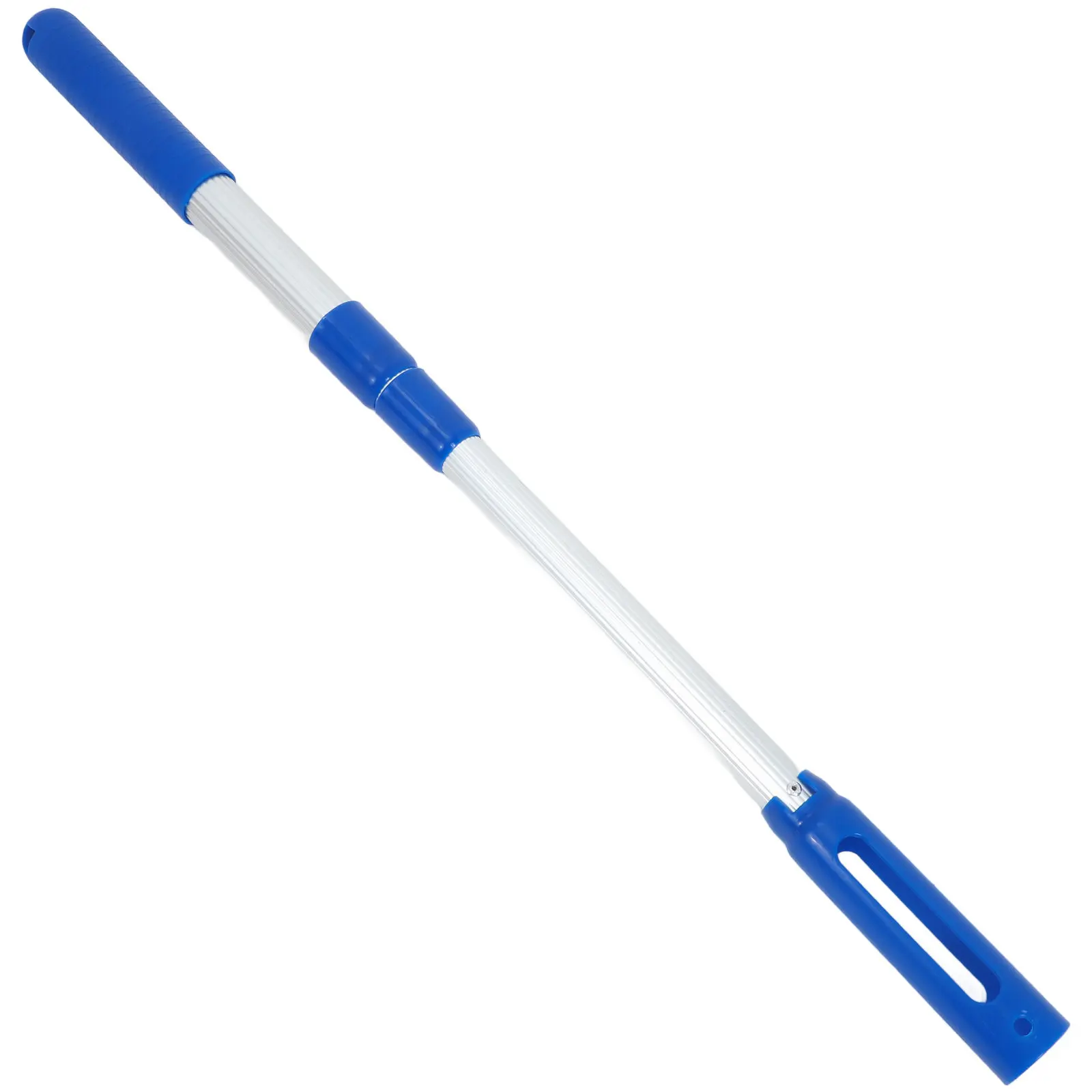 Detachable Aluminum Telescopic Pool Pole Adjustable Length Expandable Swimming Pool Handle Ergonomic Grip Skimmer Rod