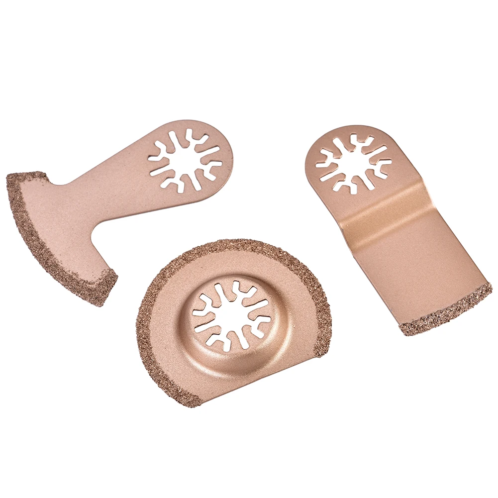 Carbide Oscillating Saw Blades Multi Tool Set Segmento Multifunções Ferramenta Lâmina