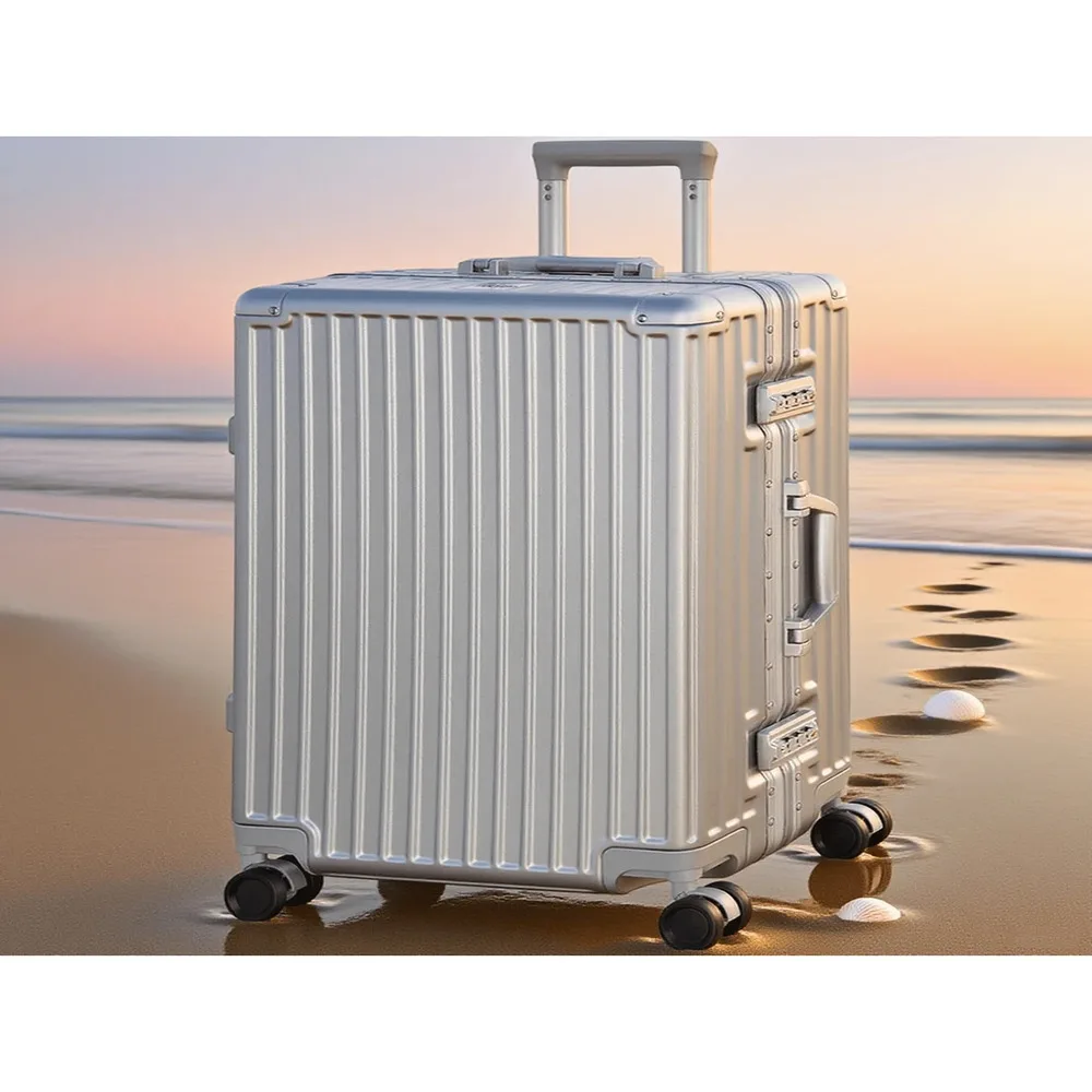 

24-дюймовая ручная кладь с замком TSA — двойные спиннеры из ПК + АБС-пластика для путешествий