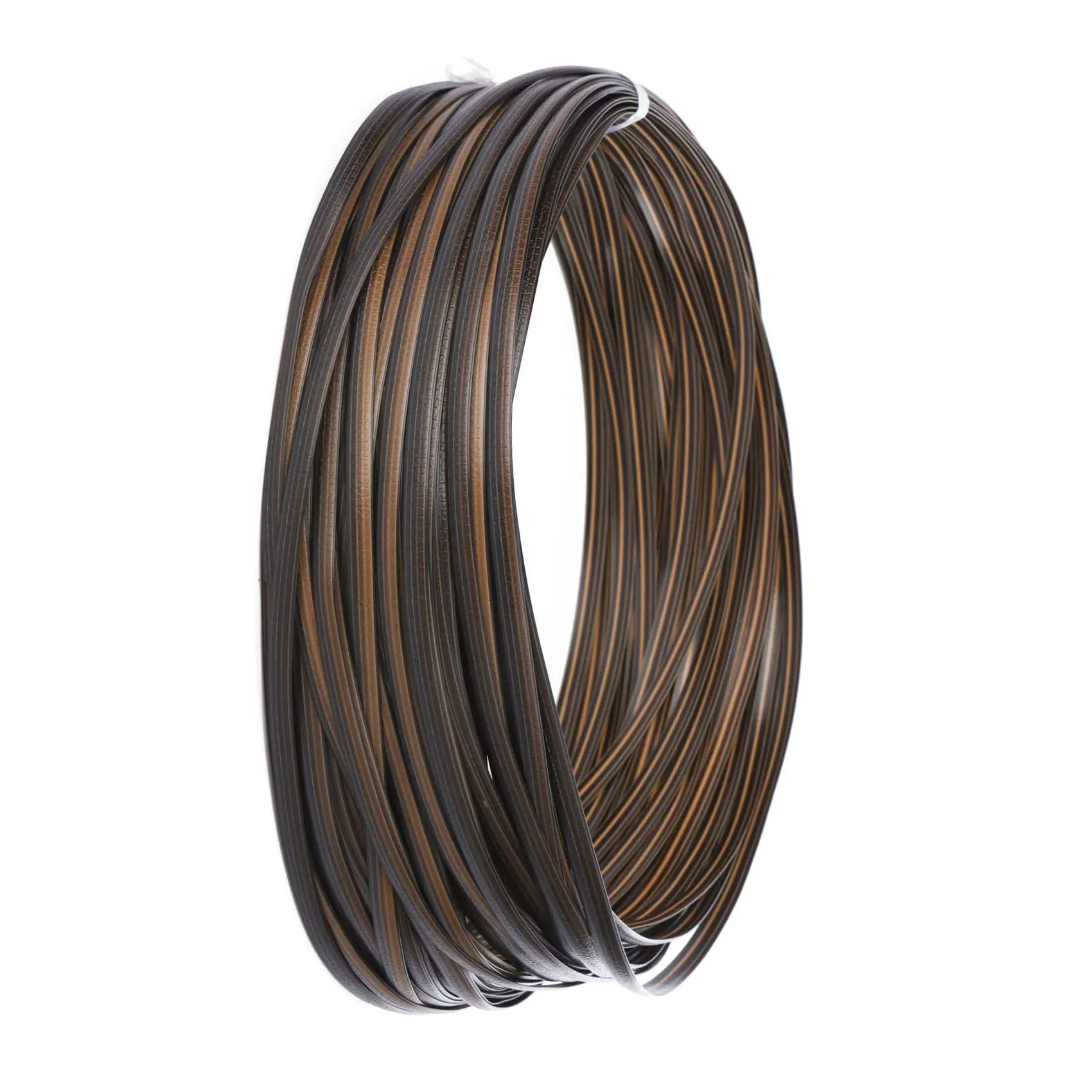 Кофейный градиентный плоский синтетический ротанговый Плетеный материал, пластиковый ротанговый материал для вязания и ремонта стула, Настольная корзина для хранения