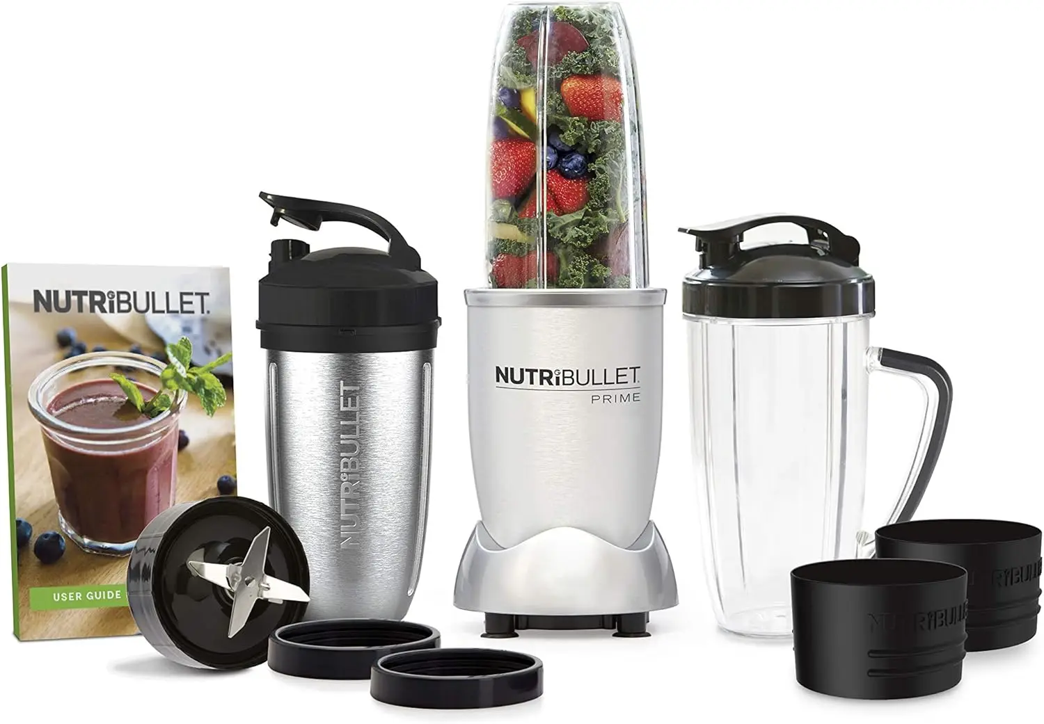 1000 Watt PRIME Edition, 12-Piece High-Speed Blender/Mixer System, Includes Stainless Steel Insulated Cup, and Recip