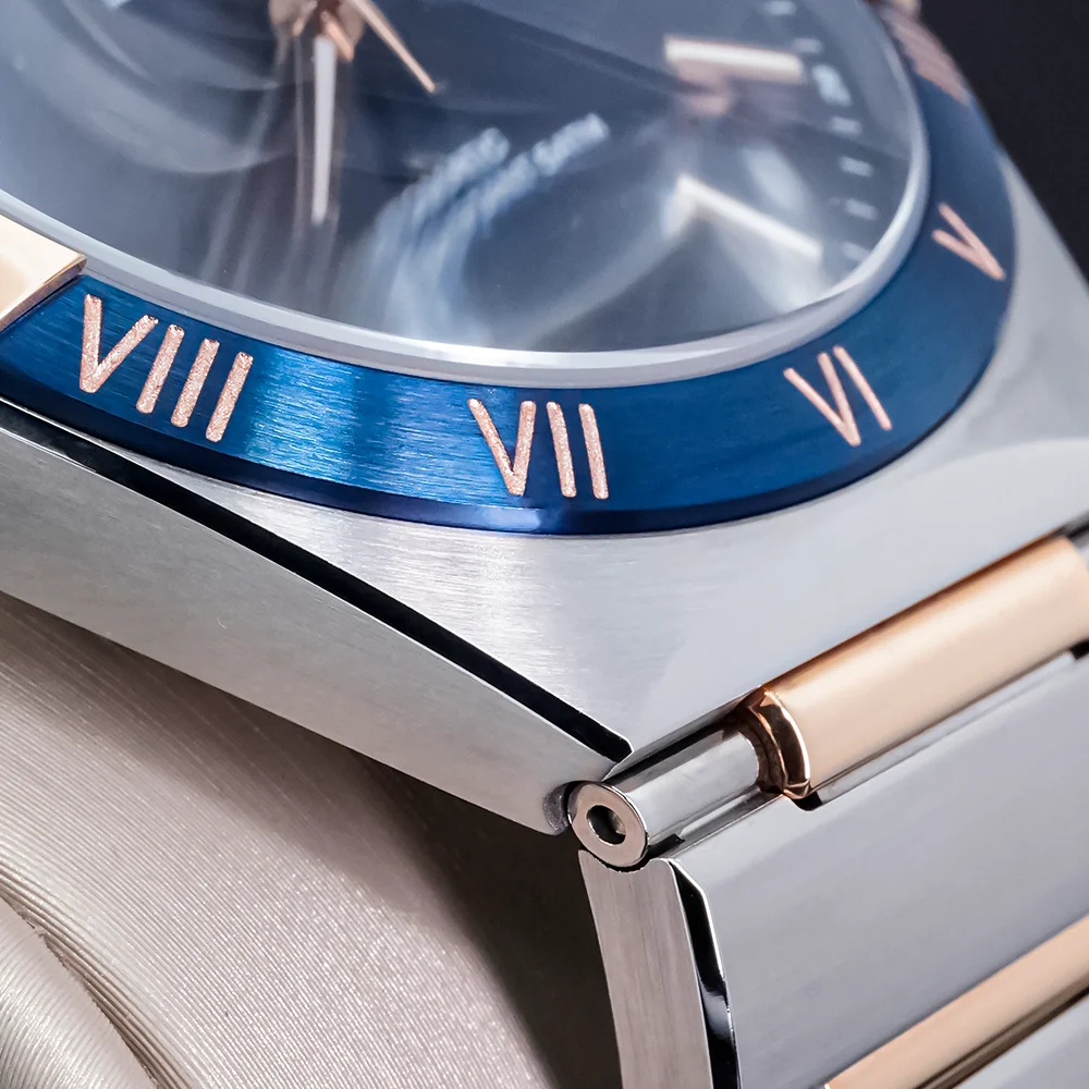 ENITON водонепроницаемые 40 мм часы из розового золота для бизнеса NH35A механизм Tribute винтажные роскошные наручные часы со светящимся сапфировым стеклом