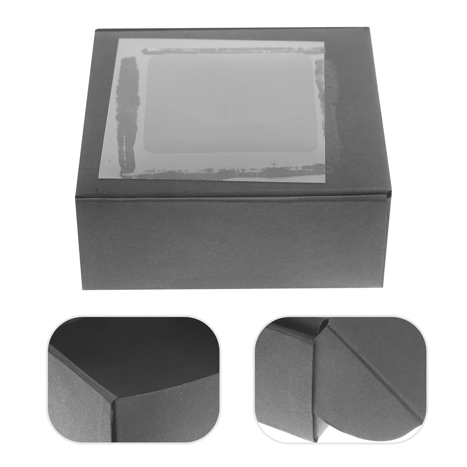 

20 Pcs Gift Box Christmas Boxes Soap Packaging Clear Lid Wrapping Paper Jewelry Kraft Individual for Selling