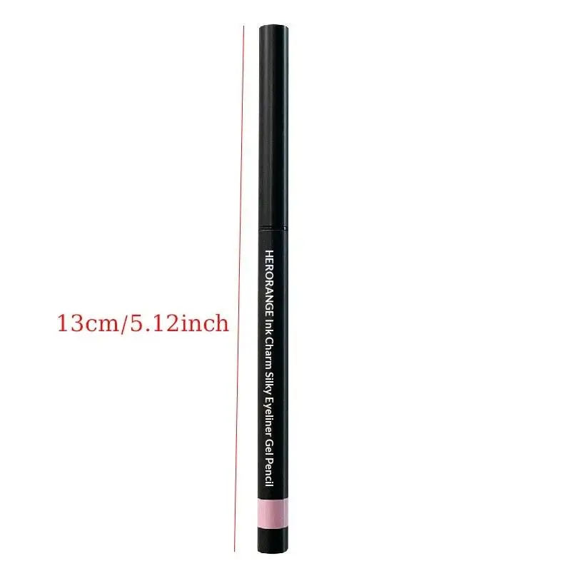 HERORANGE Matita gel per eyeliner Penna per eyeliner opaca ultrafine impermeabile a lunga durata Cosmetici per il trucco degli occhi facili da indossare