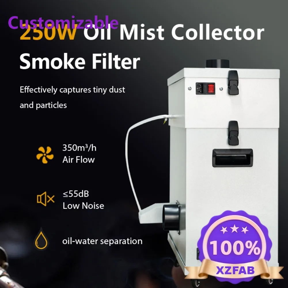 Factory Direct 2026 220v 250W Smoke Absorber Fumes Extractor Low Noise Desk Fume Extractor for Smoke with Hose