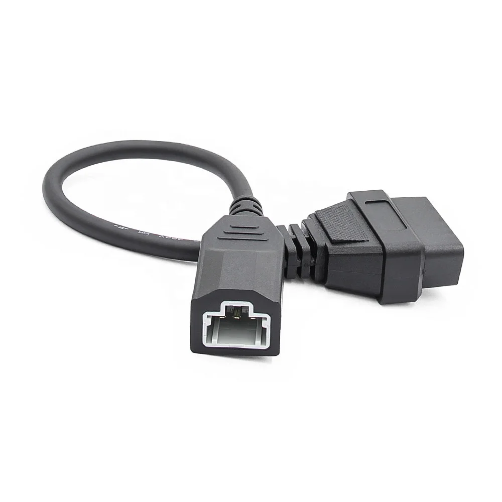 Best Quality Obd1 to Obd 2 Car Connective Cable 3 Pin Compatible for Honda Old Car with Male Connector