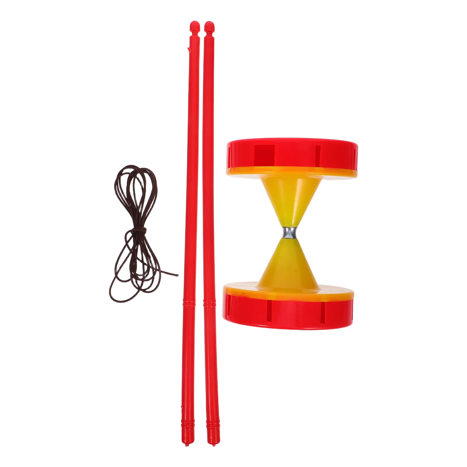 

1 комплект, двойное зволо, приливное бамбуковое диаболо для детей, уличные фитнес-упражнения йо-йо, шарики, легкий пластик