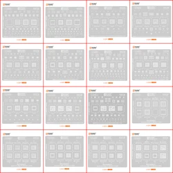 Amaoe BGA Reballing Stencil For Snapdragon 865 870 855 845 800 808 650 652 835 820 625 665 778G 775G 710 765G 888 6 7 8 Gen CPU