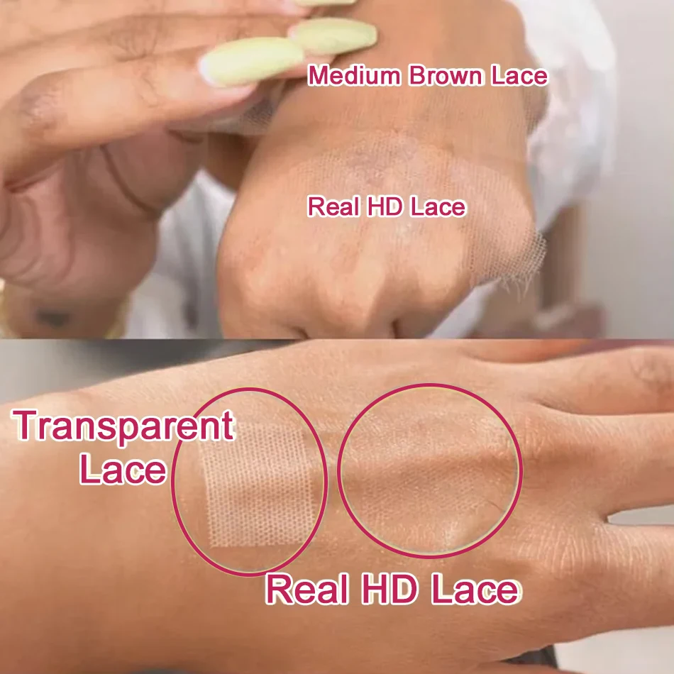 34 inch chocoladebruine haarkant menselijk haar recht 13x4 kant frontale pruik voor modemensen pre geplukt menselijk haar pruik