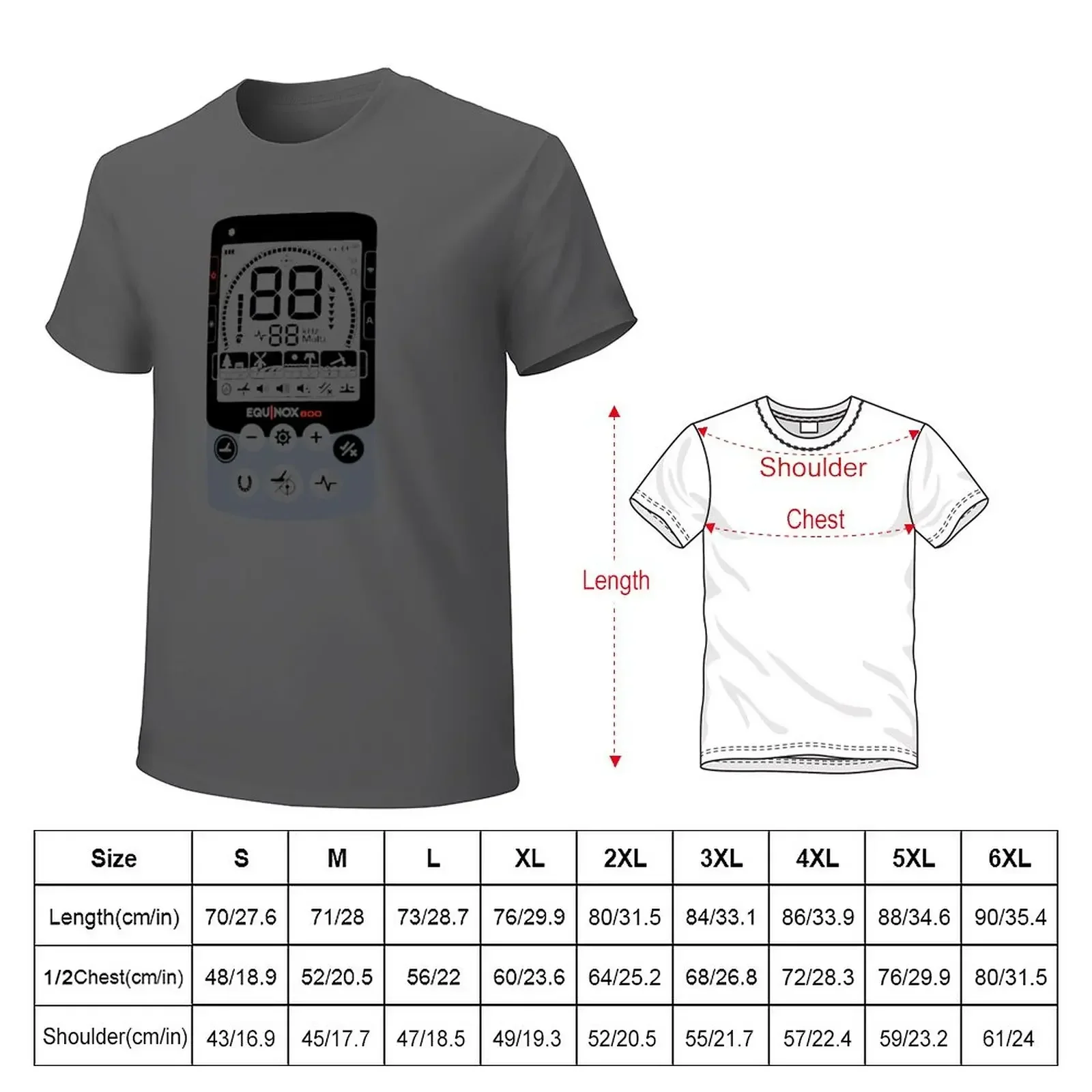 Metal Detecting Equinox 800 Multi-IQ T-Shirt blanks summer tops clothes for men