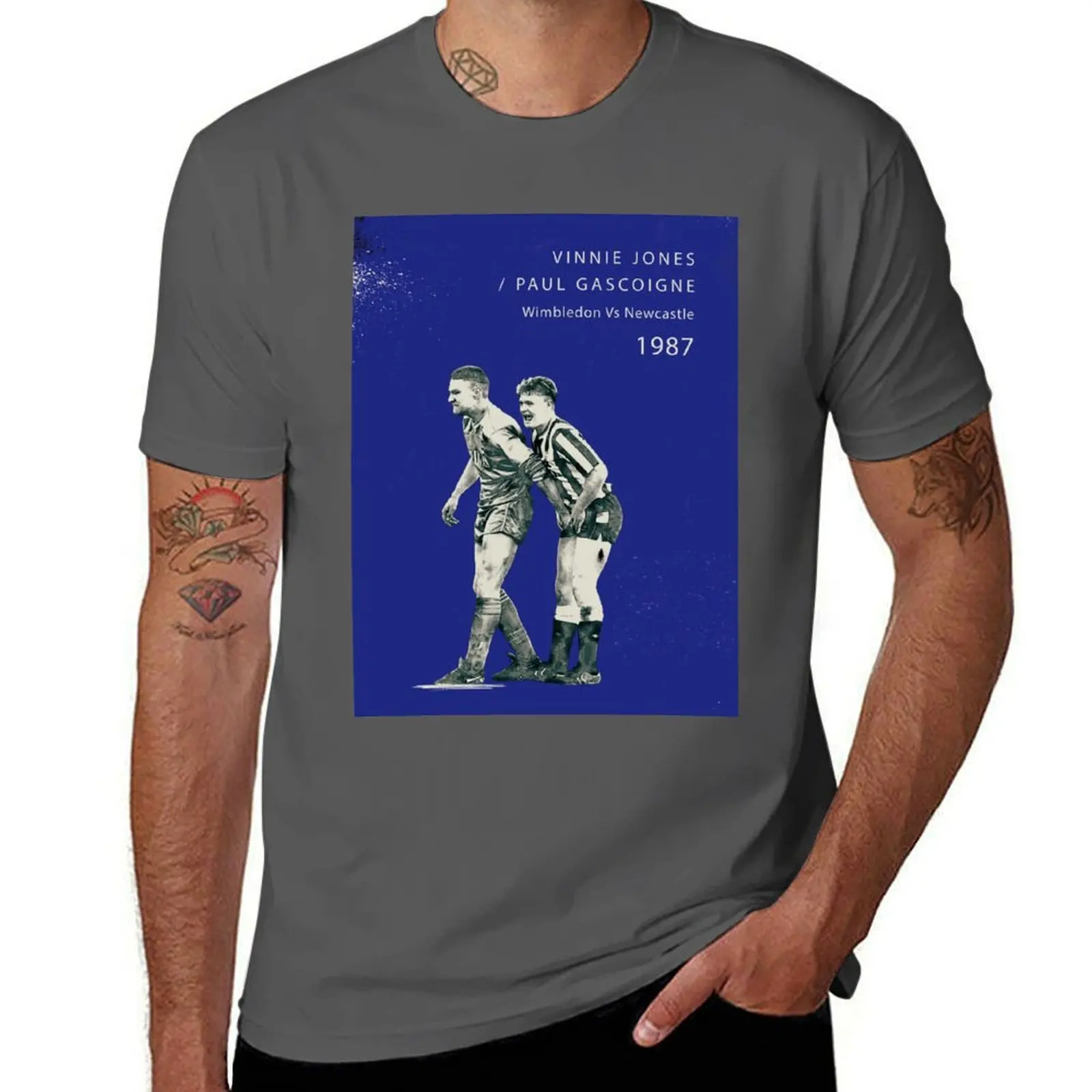 

Vinnie Jones - Gazza T-Shirt t shirt man cotton t shirt for man 100 percent cotton T-Shirt
